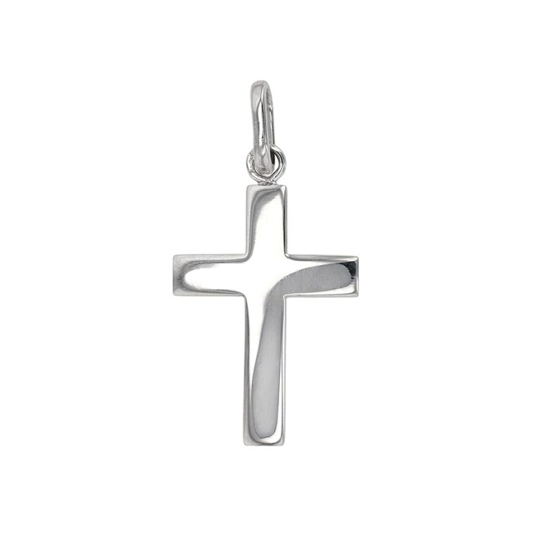 Croix matte et brillante or blanc 3.18g Comme neuf -  reconditionné disponible sur Gemme Les Bijoux